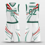     green custom basketball jersey