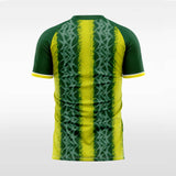 green custom soccer jersey for men sublimation