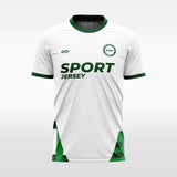 green custom soccer jersey sublimation