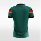 green custom soccer jersey