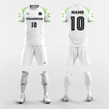 green custom soccer jerseys kit