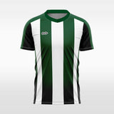 green customized men sublimated soccer jersey