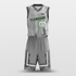 grey basketball jersey kit