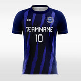 Navy Blue Zebrafish Soccer Jersey