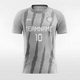 Black and Gray Zebrafish Soccer Jersey