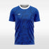 lane custom soccer jersey for men blue