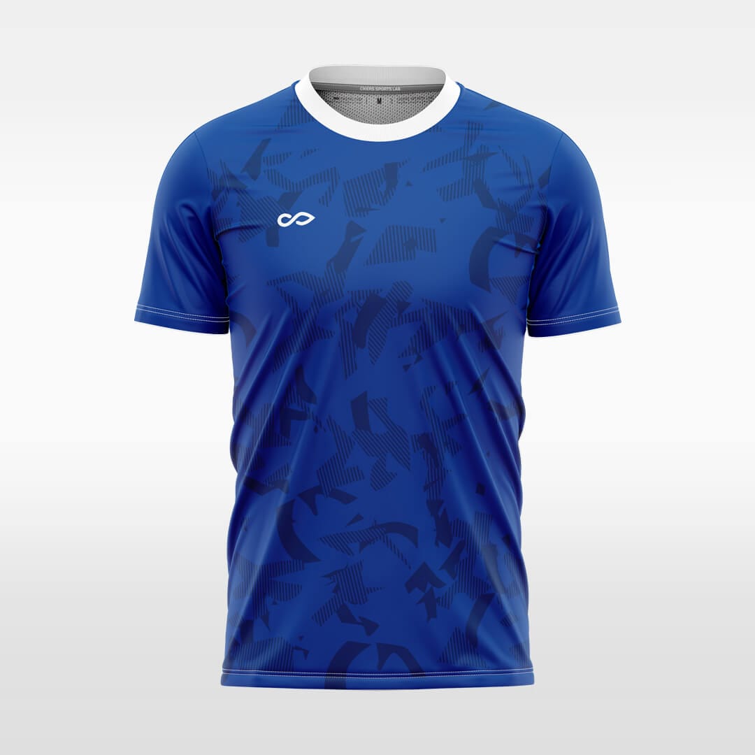 lane custom soccer jersey for men blue