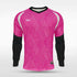 long sleeve jersey pink