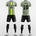 olive sublimated soccer jersey kit