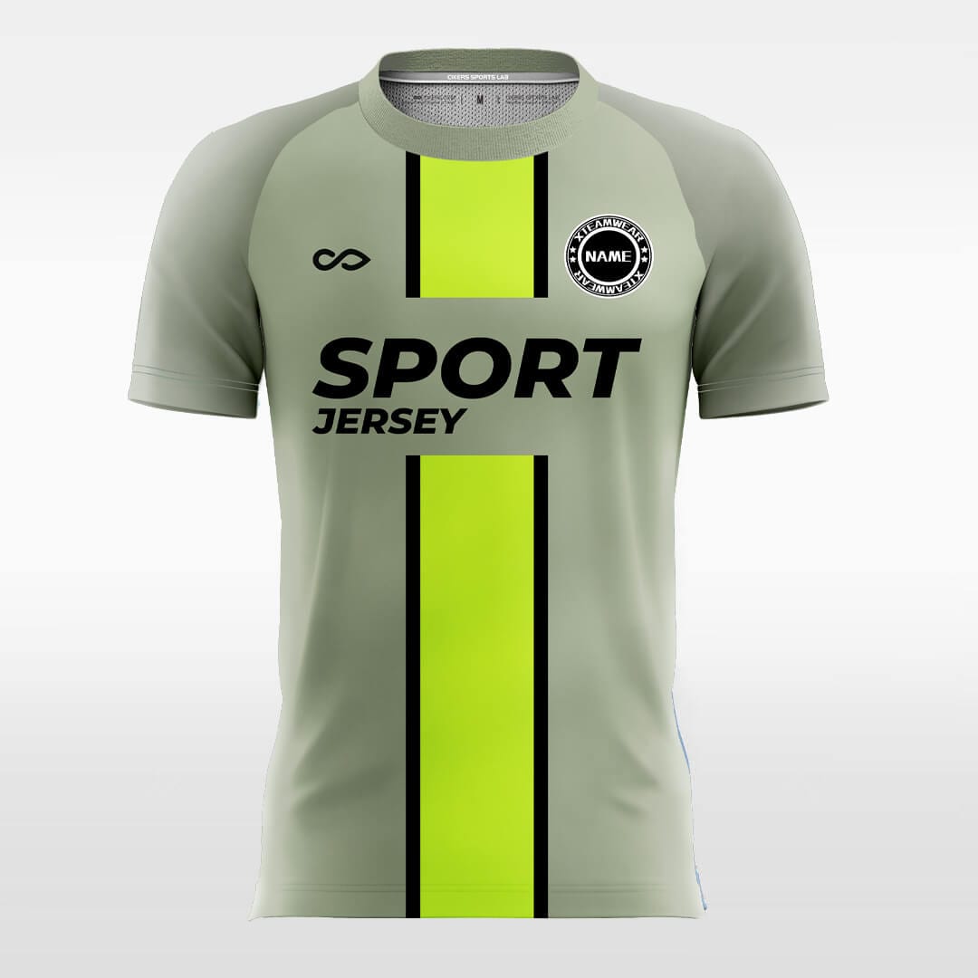 olive sublimated soccer jersey