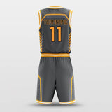 orange custom basketball jersey