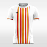 orange custom soccer jersey