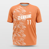 orange short sleeve jersey