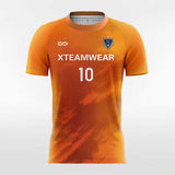 Vintage Marble - Custom Womens Soccer Jerseys Design Orange