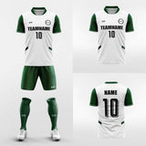 panda green design custom soccer jerseys set