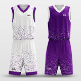 purple custom basketball jersey