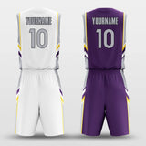 purple custom basketball jersey