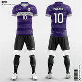 Purple Stripe Soccer Jersey