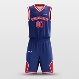 red basketball jersey kit