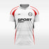 red custom soccer jersey sublimation