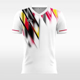 red custom soccer jersey