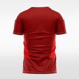 red grate custom soccer jersey