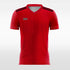 red soccer jersey