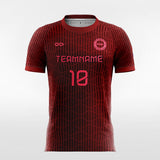 Red stripe soccer jerseys for women