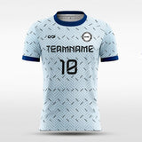 Retro Blue Soccer Jersey