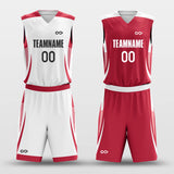 Serrated- Customized Reversible Basketball Jersey Set Design BK260610S