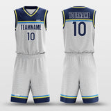 silence ash custom basketball jersey kit