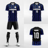 spotlight custom blue short sleeve soccer kits