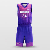 starry sky custom basketball jersey