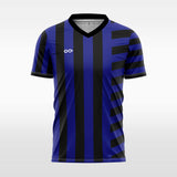 blue sublimated soccer jersey