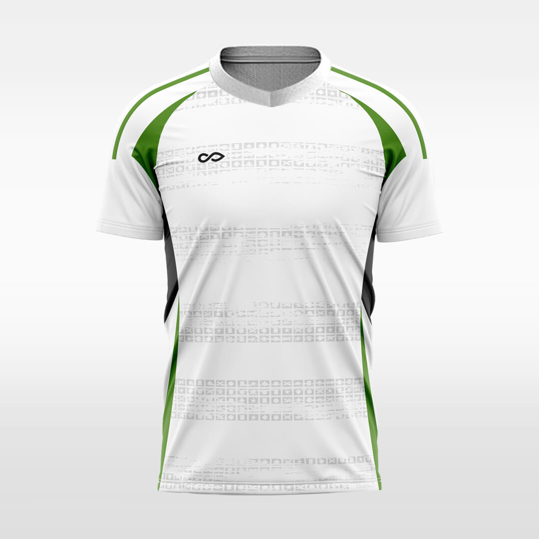 sublimated gray soccer jersey