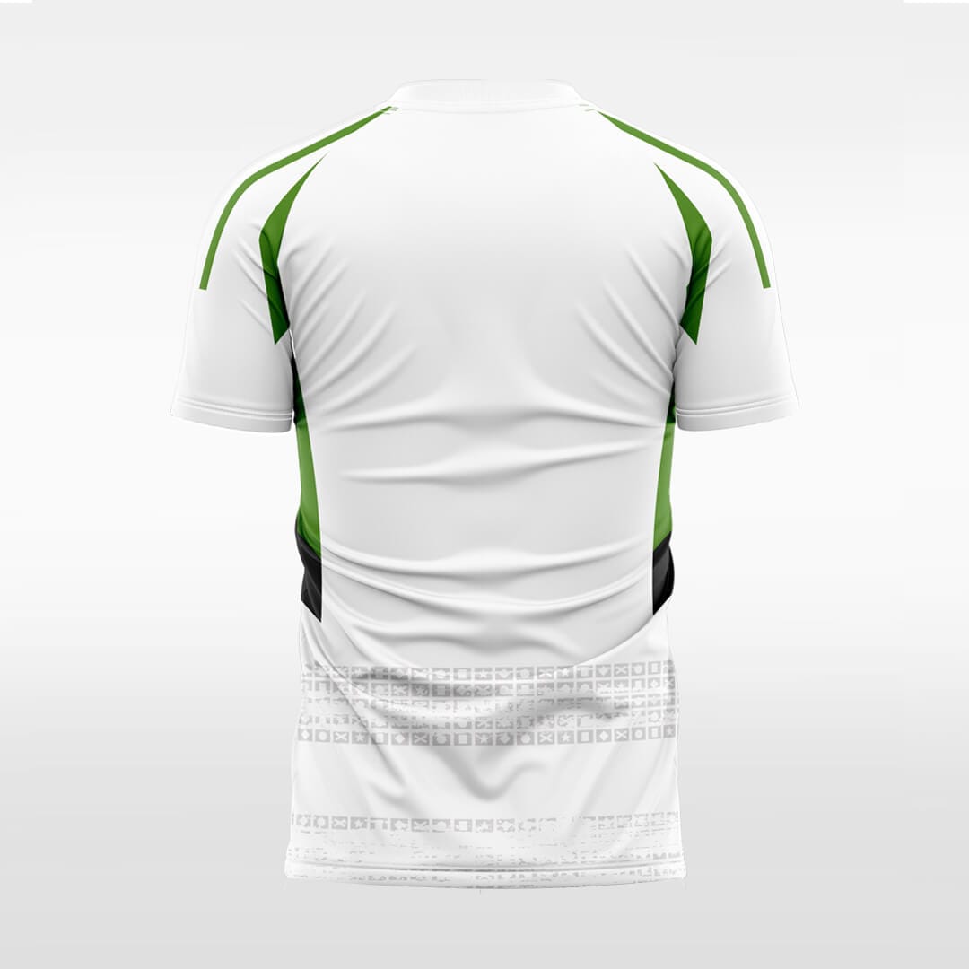   sublimated white soccer jersey