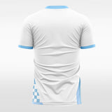  sublimated white soccer jersey