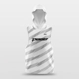 Stripe Sleeveless Hoodies