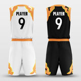 White and Black Basketball Jerseys