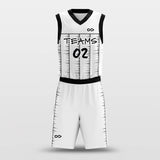 white basketball jersey set