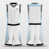    white basketball jersey set