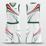    white custom basketball jersey