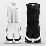 white custom basketball jersey