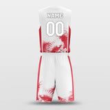 white custom basketball jersey