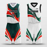     white custom basketball jersey