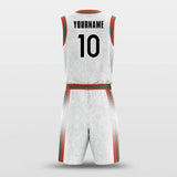     white custom basketball jersey