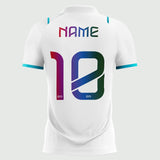 white soccer jerseys