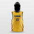 yellow basketball sleeveless hoodies