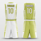 yellow custom basketball jersey