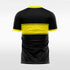 yellow custom soccer jersey for men sublimation